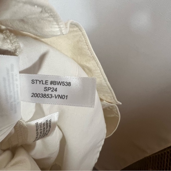 J. Crew Cargo Pant in Ripstop Cotton Tan Wide Leg Y2K Gorpcore Women's Size 32 - Picture 11 of 11